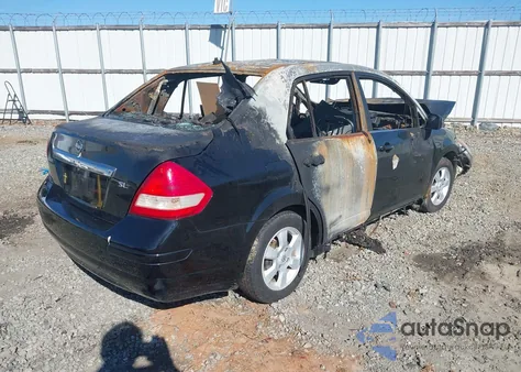 2007 Nissan Versa 1.8Sl from USA, damaged, VIN 3N1BC11E57L416528
